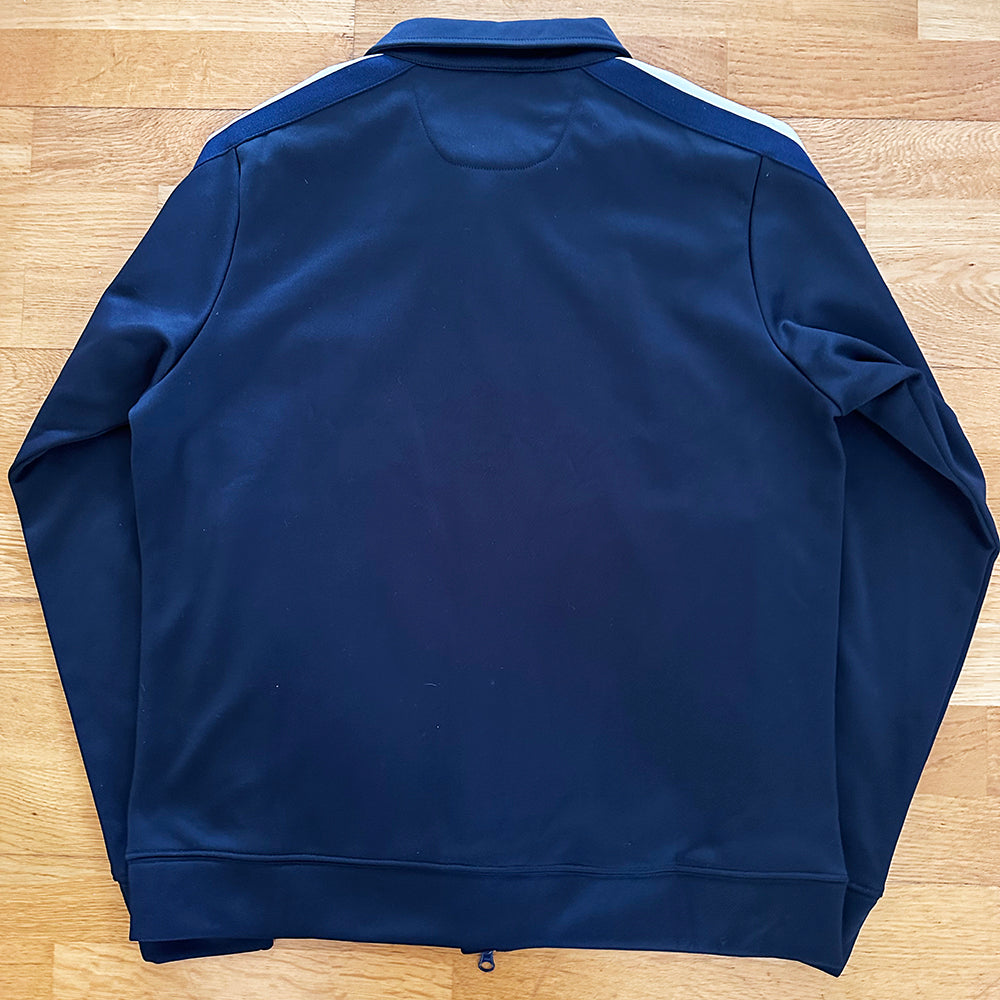 Full zip 4 way stretch Jacket with pocket - Navy- Medium (sample)