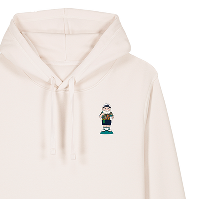 Augusta Gnome and Script Hoodie - Vintage White