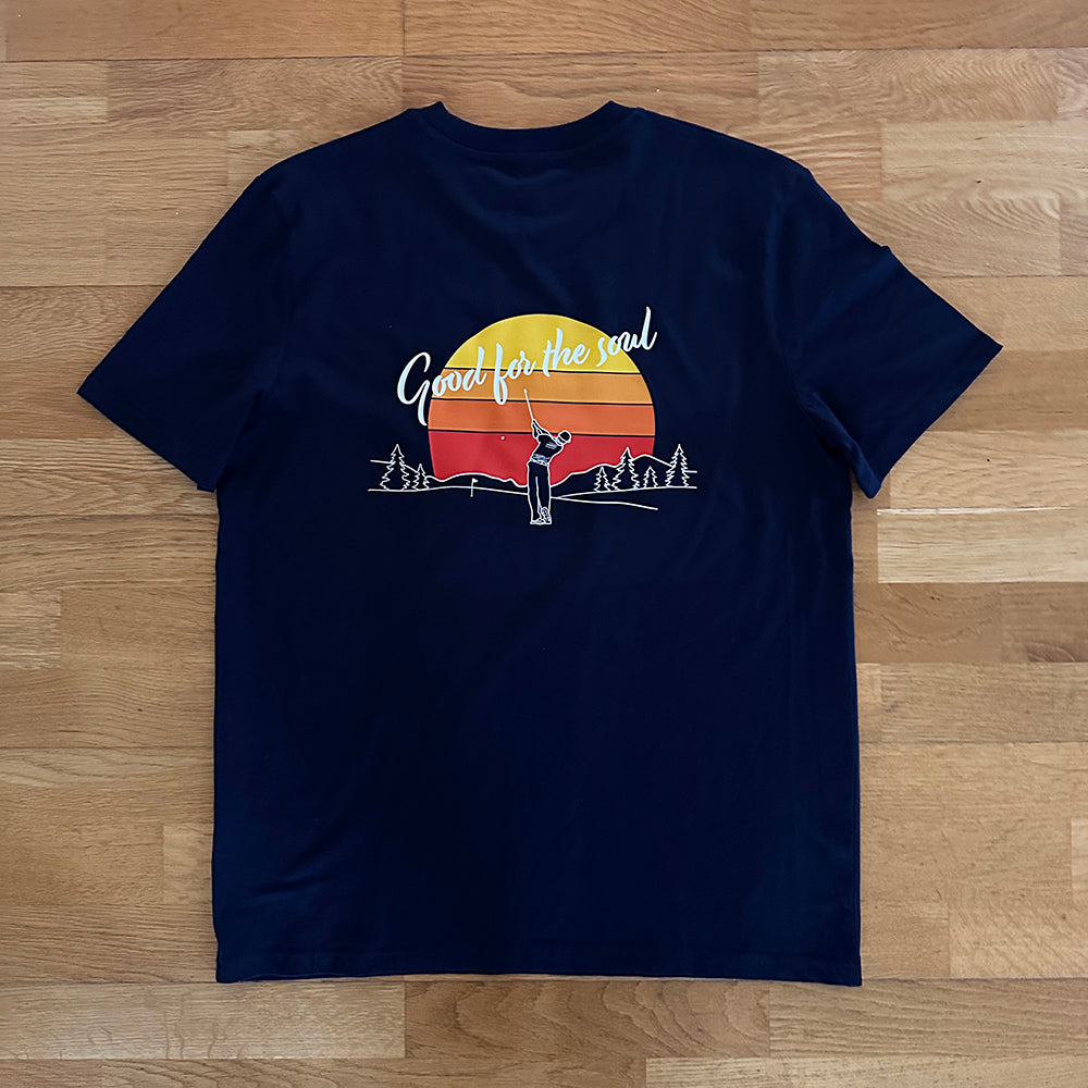 T Shirt Good for the Soul - Navy -M (Sample)