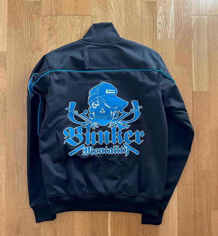 Full Zip Thermal Wind Jacket with  Skull Print - TPU membrane -Black - Small (sample)