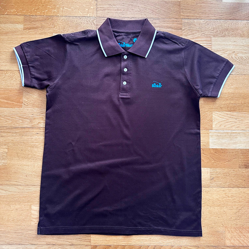 Mercerised Cotton Slim fit Pique Polo  - Brown- M (sample)