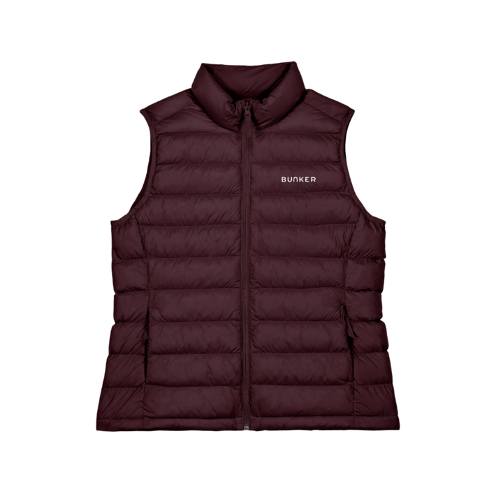 Tech Gilet Womens Deep Burgundy