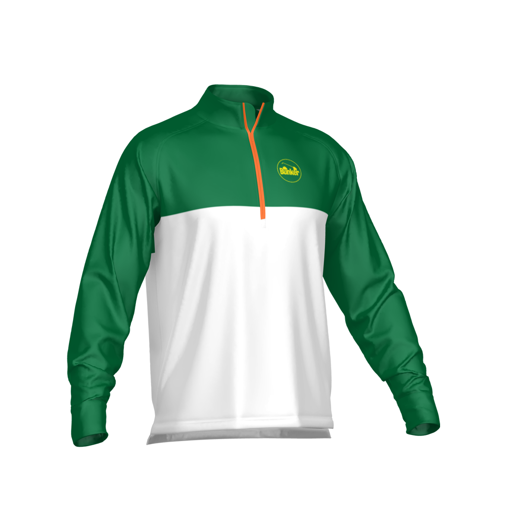 Bunker Azalea Mid Layer - Green & White