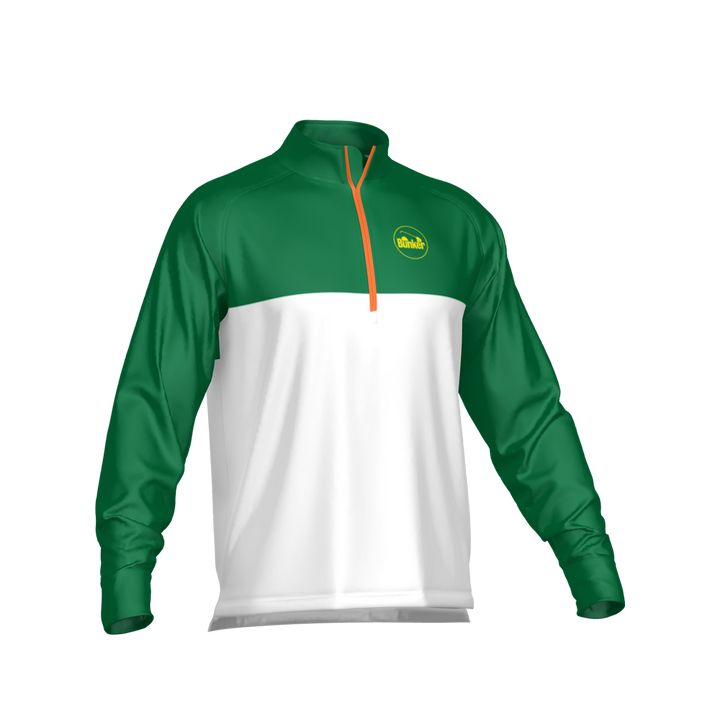 Bunker Azalea Mid Layer - Green & White