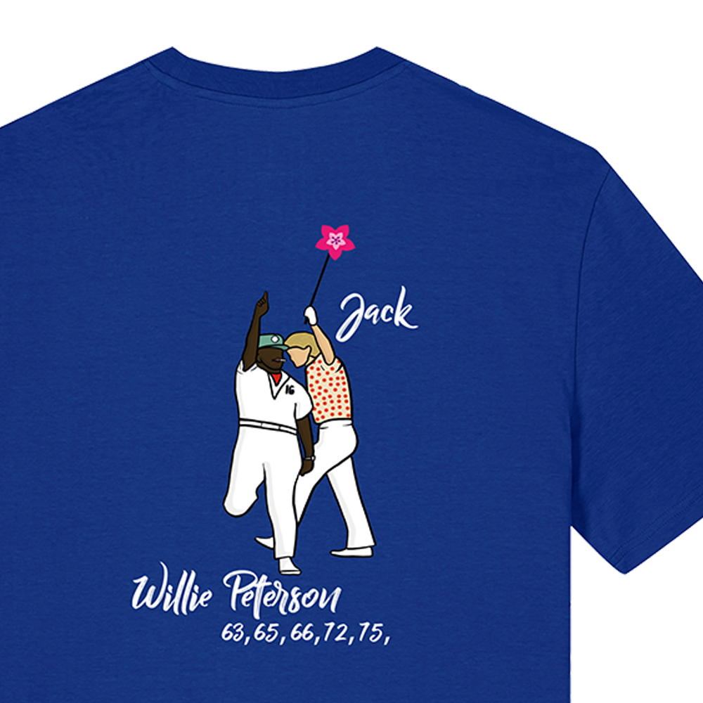 WIllie and Jack T Shirt Blue