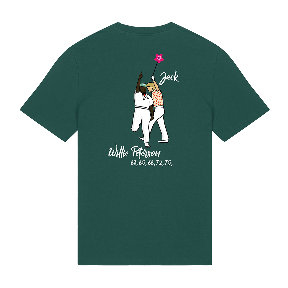 Willie and Jack T Shirt Green