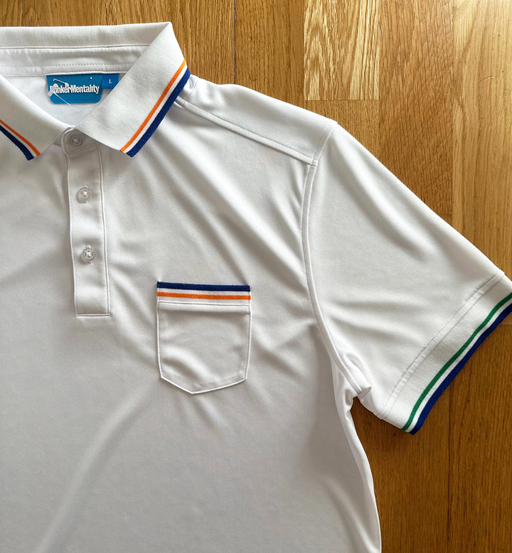 CMAX Pocket Polyester Polo Shirt - White - Large (sample)