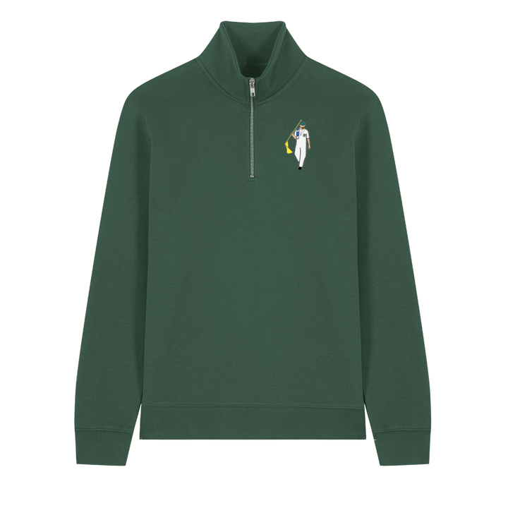 Augusta Organic Cotton 1/4 Zip - Green