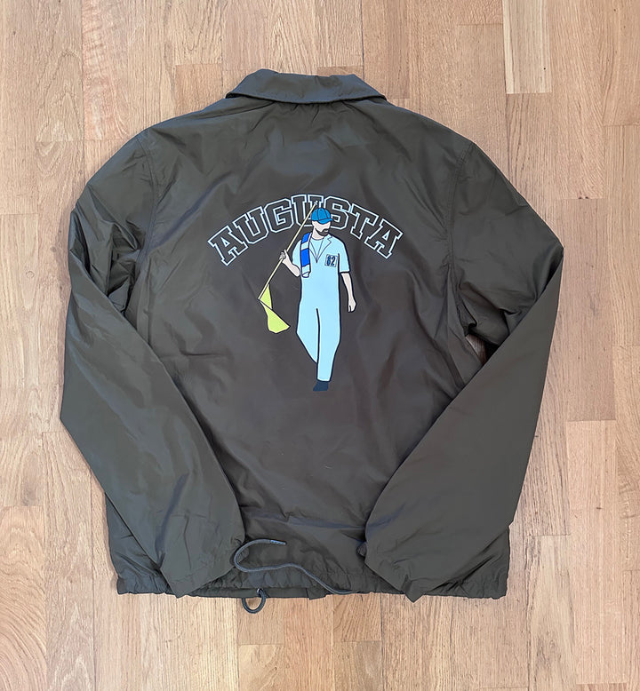 Shower Jacket with Augusta Caddy Print - Khaki - Small (sample)