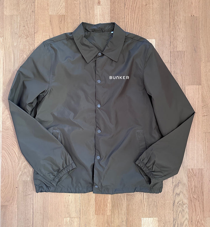 Shower Jacket with Skull Print - Khaki - Small (sample)