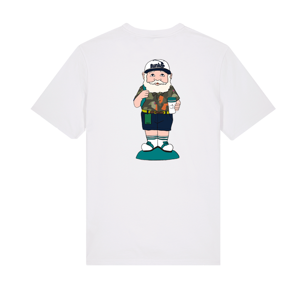 Large Gnome T Shirt - White