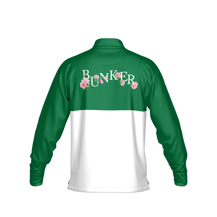 Bunker Azalea Mid Layer - Green & White