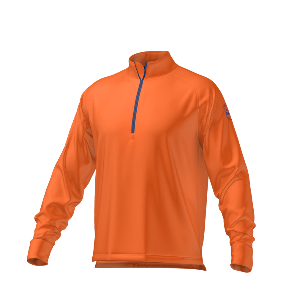 Mid Layer Zipper Orange MFY