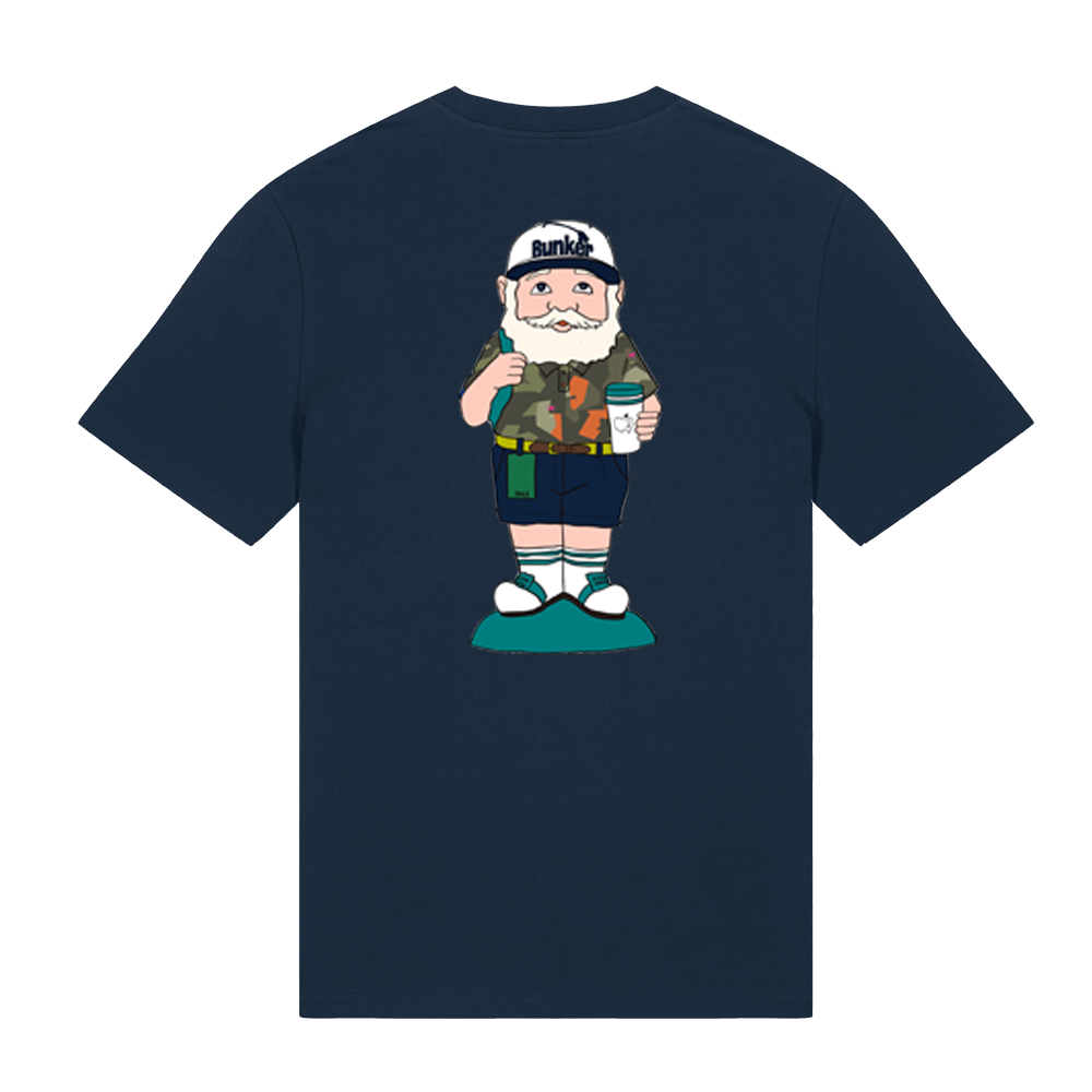 Large Gnome T Shirt - Navy