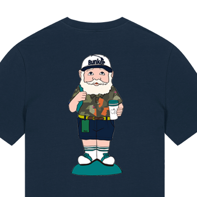 Large Gnome T Shirt - Navy