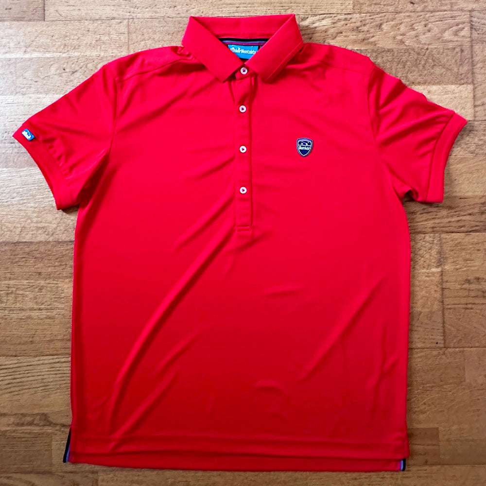 Cmax Rib collar Polo Shirt - Red - XL & XS (Sample)