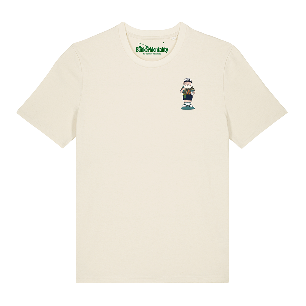 Augusta Gnome and Script T Shirt Vintage White