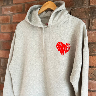 Bunker Woman Heart Hoodie Warm Oatmeal