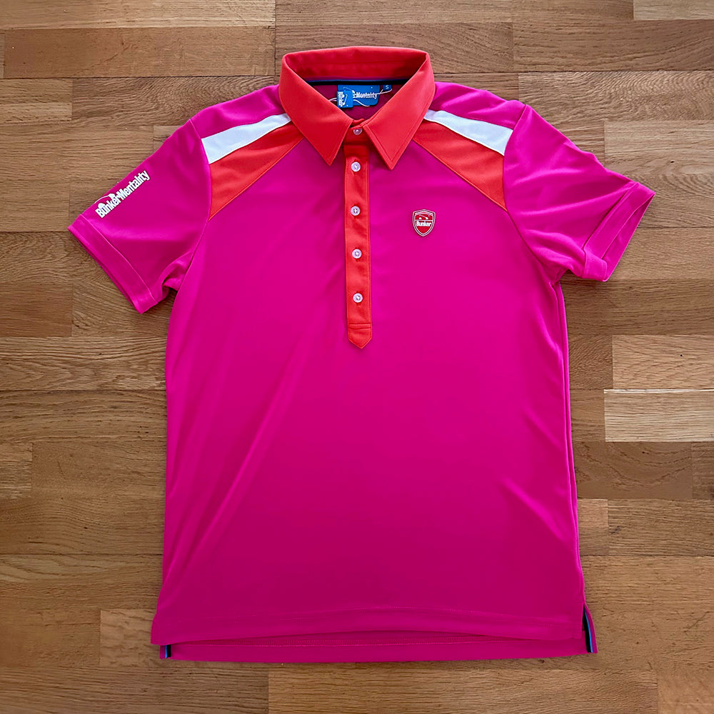 CMAX Insert Playa Polyester Polo Shirt  Small and X-Small - Hot Pink - (Sample)