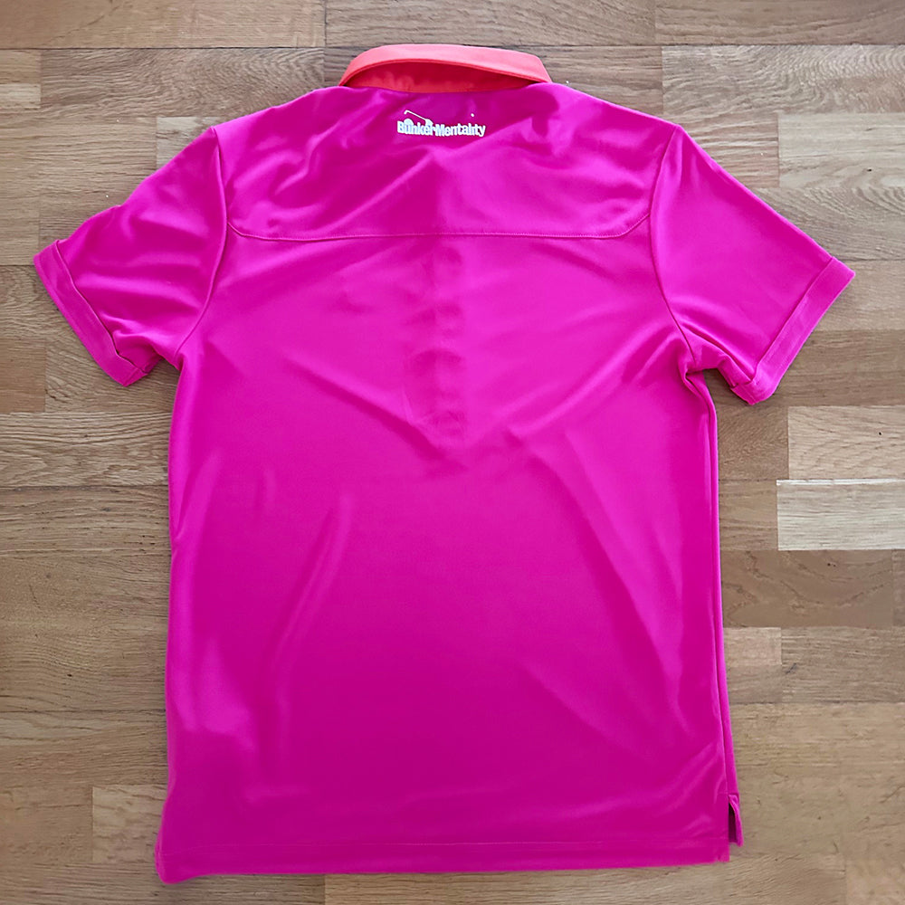 CMAX Insert Playa Polyester Polo Shirt  Small and X-Small - Hot Pink - (Sample)