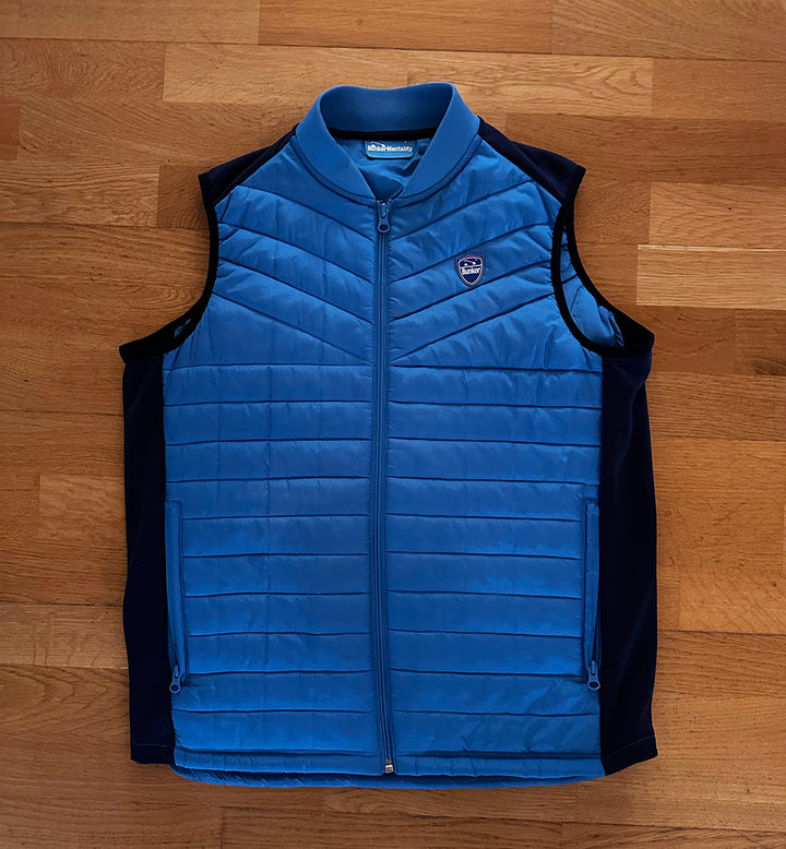 Puffer Gilet Blue - M - slight second (Sample)