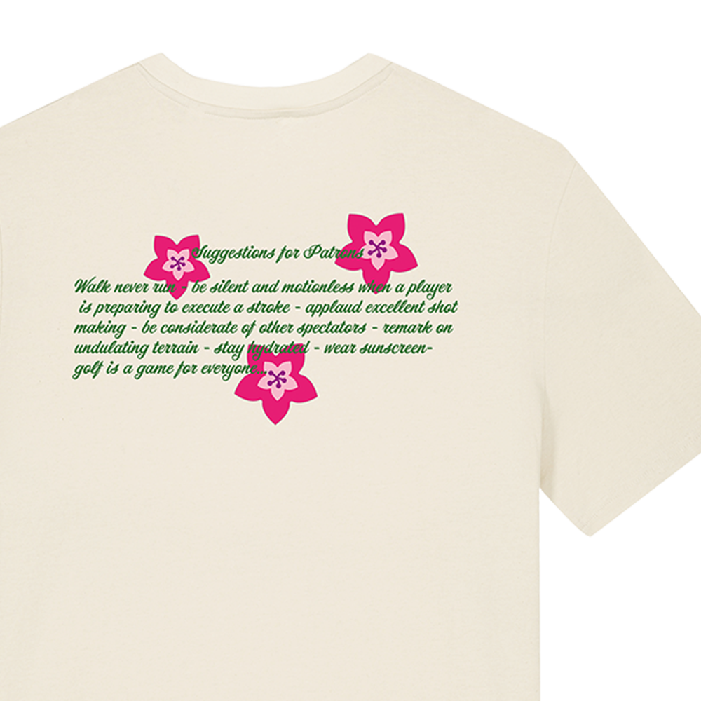 Augusta Gnome and Script T Shirt Vintage White