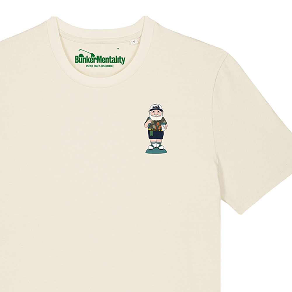 Augusta Gnome and Script T Shirt Vintage White