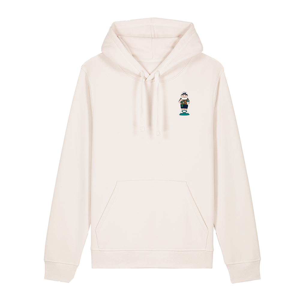 Augusta Gnome and Script Hoodie - Vintage White