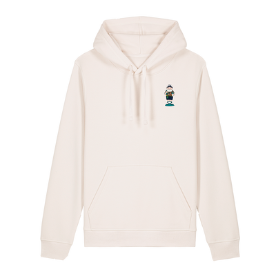 Augusta Gnome and Script Hoodie - Vintage White