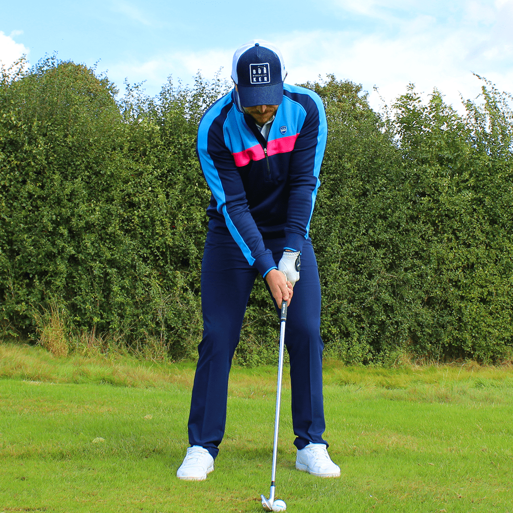 Colour Block Quarter Zip