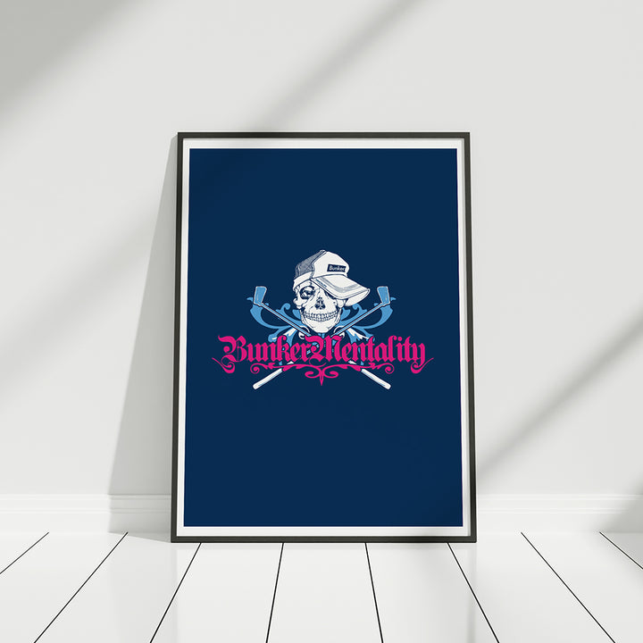 Bunker Skull A4 Print