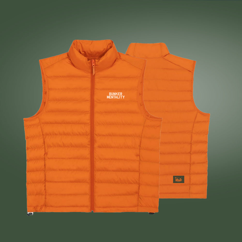 Bunker Tech Logo Gilet - Orange