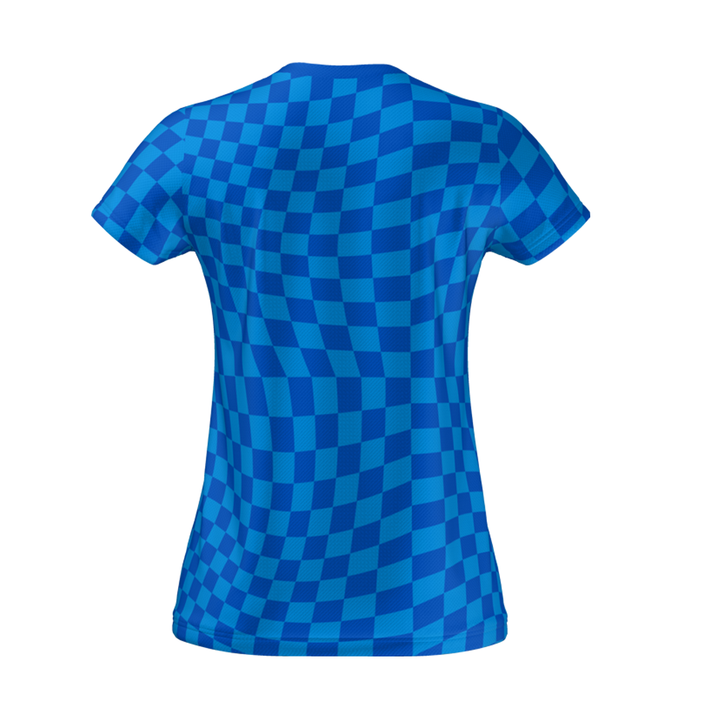 Ripple Womens Tech T Shirt Blue