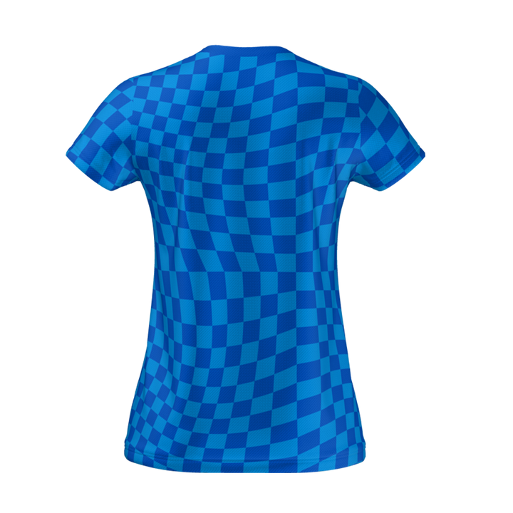 Ripple Womens Tech T Shirt Blue