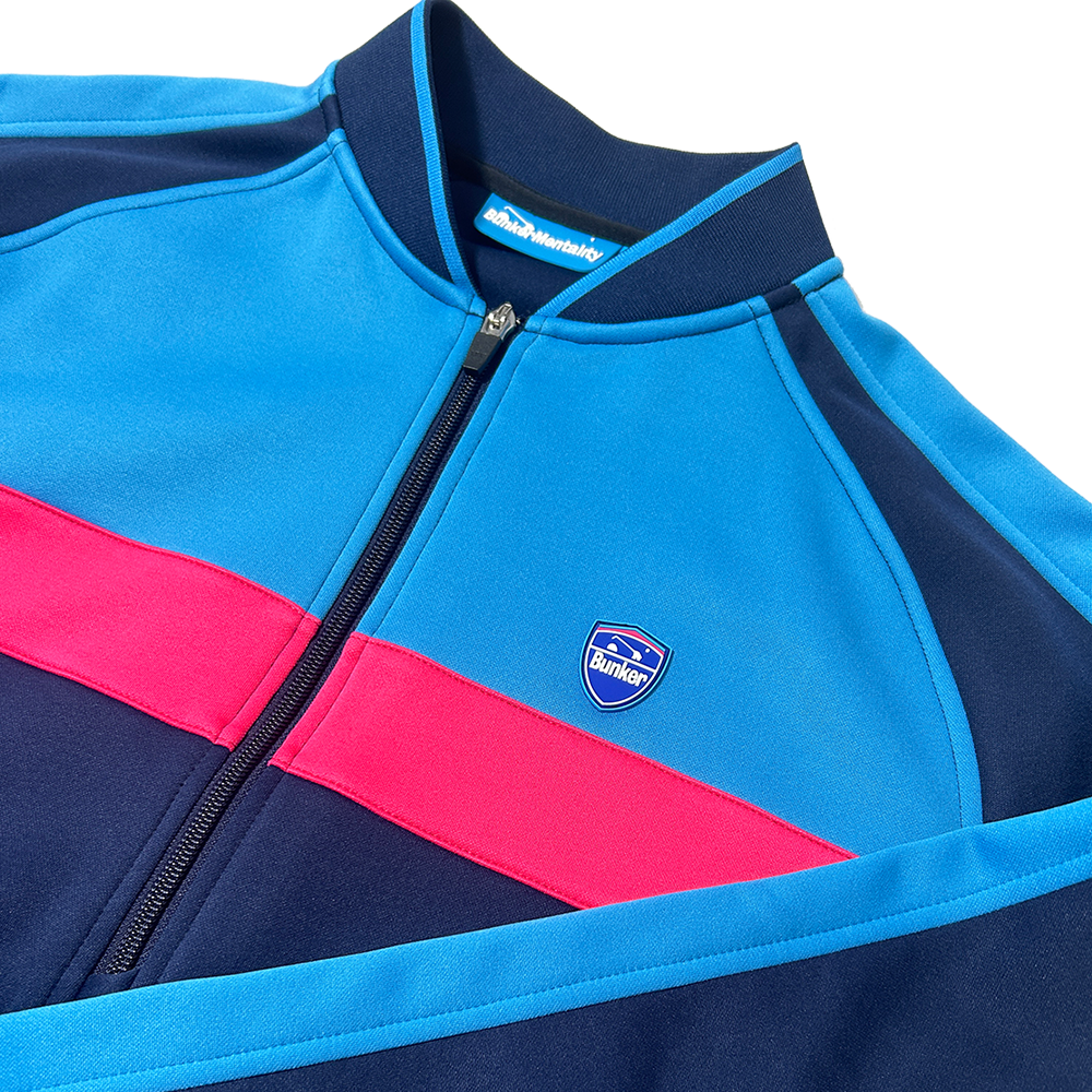 Colour Block Quarter Zip