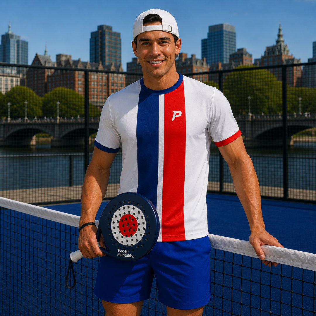 Padel Dart Tech Tee – White
