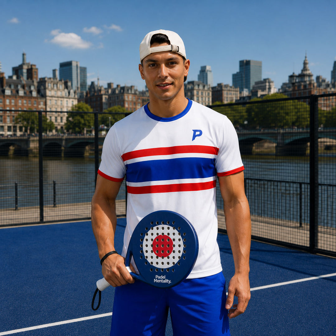 Padel Dash Tech Tee – White