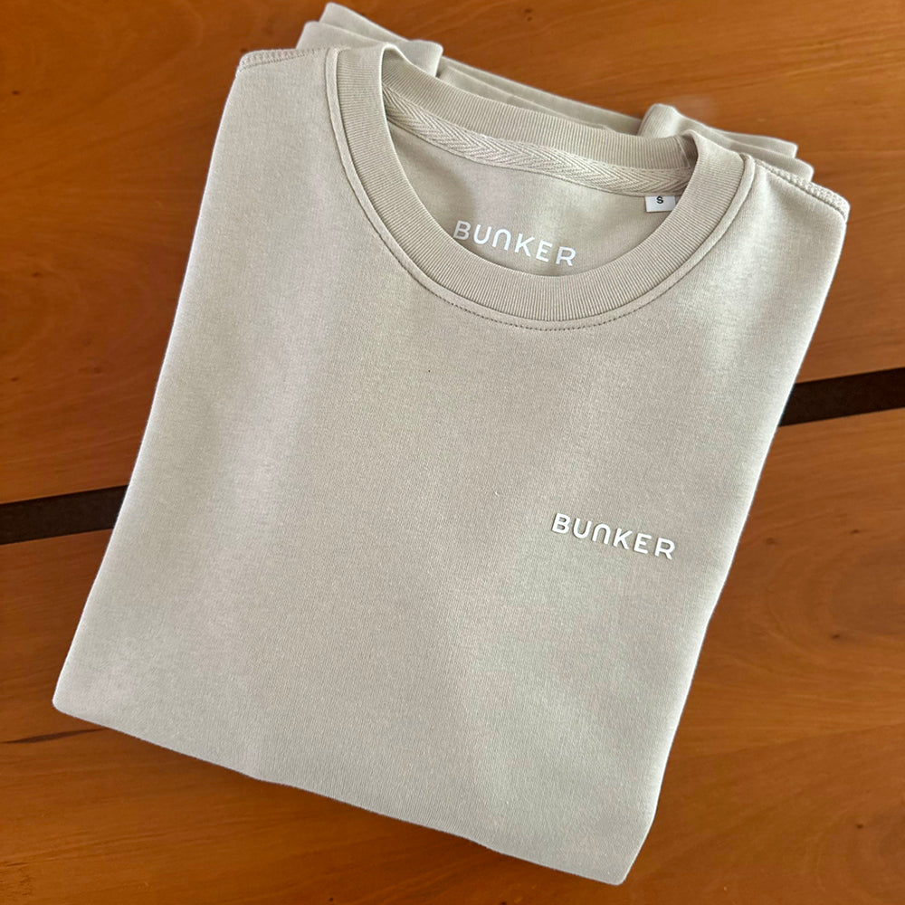 Logo Sweatshirt Desert Dust