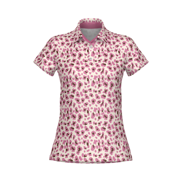 Flair Polo - Chocolate, Pink