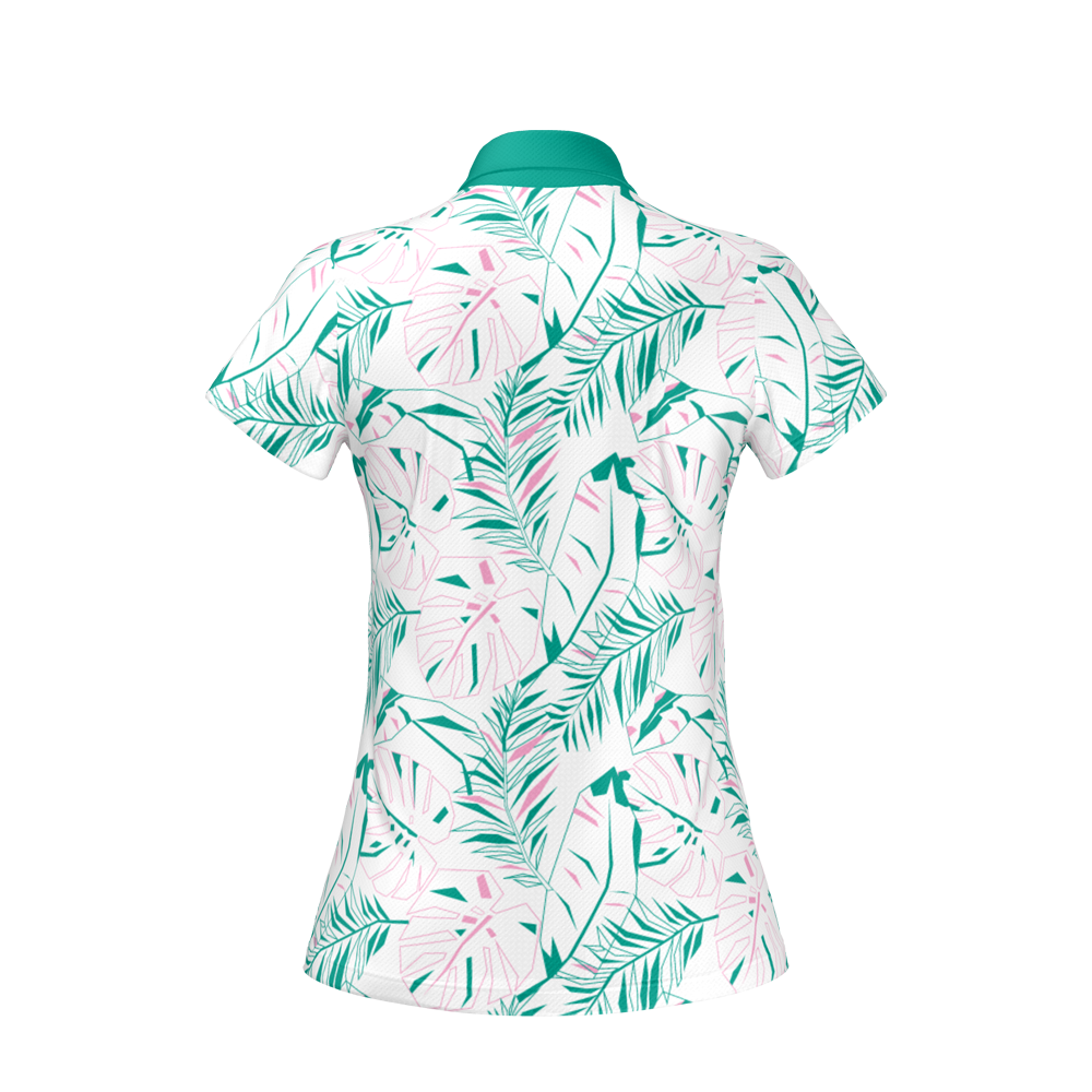 Geo Palm Polo MFY - Green