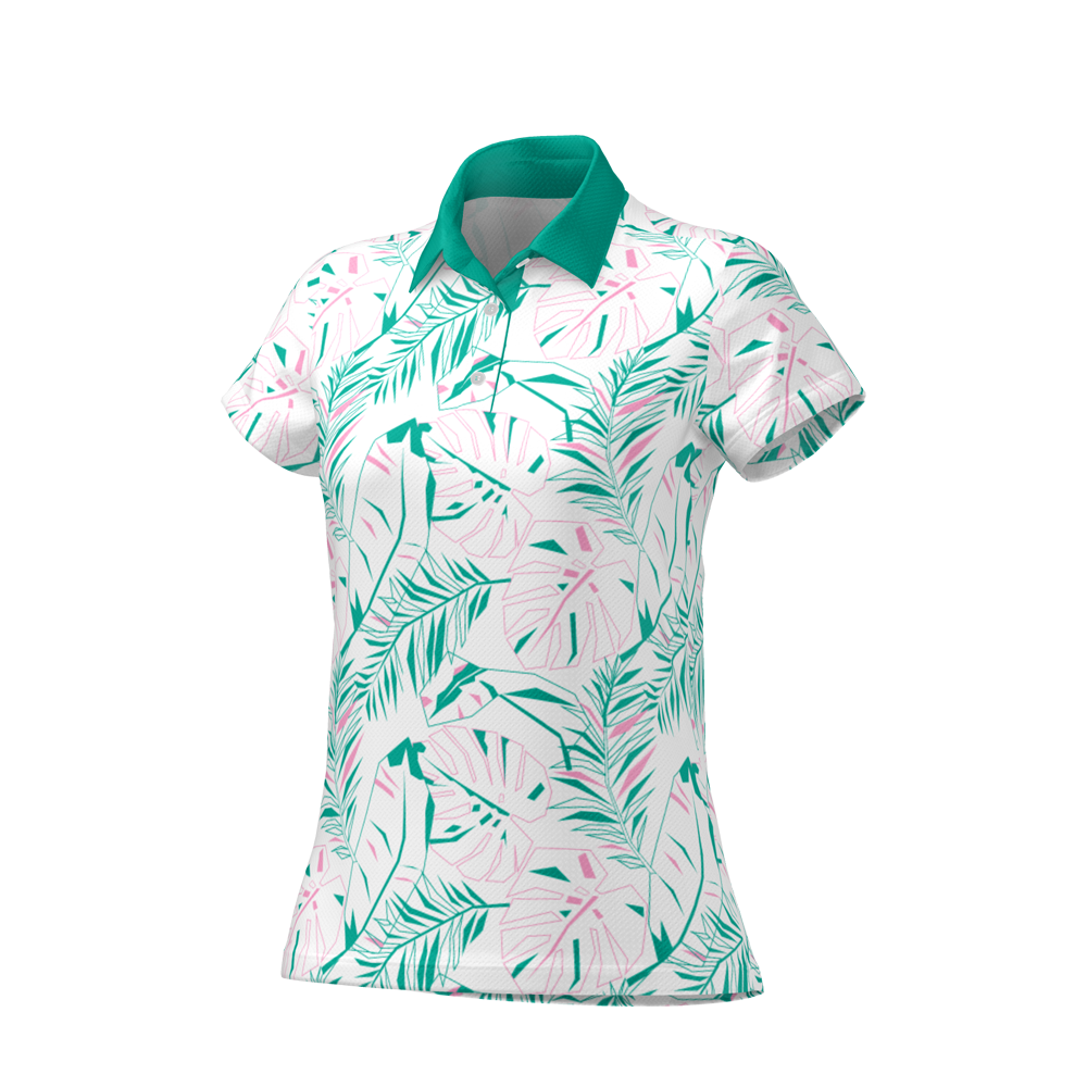 Geo Palm Polo MFY - Green