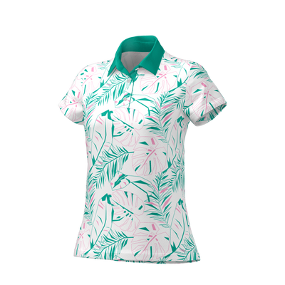 Geo Palm Polo MFY - Green