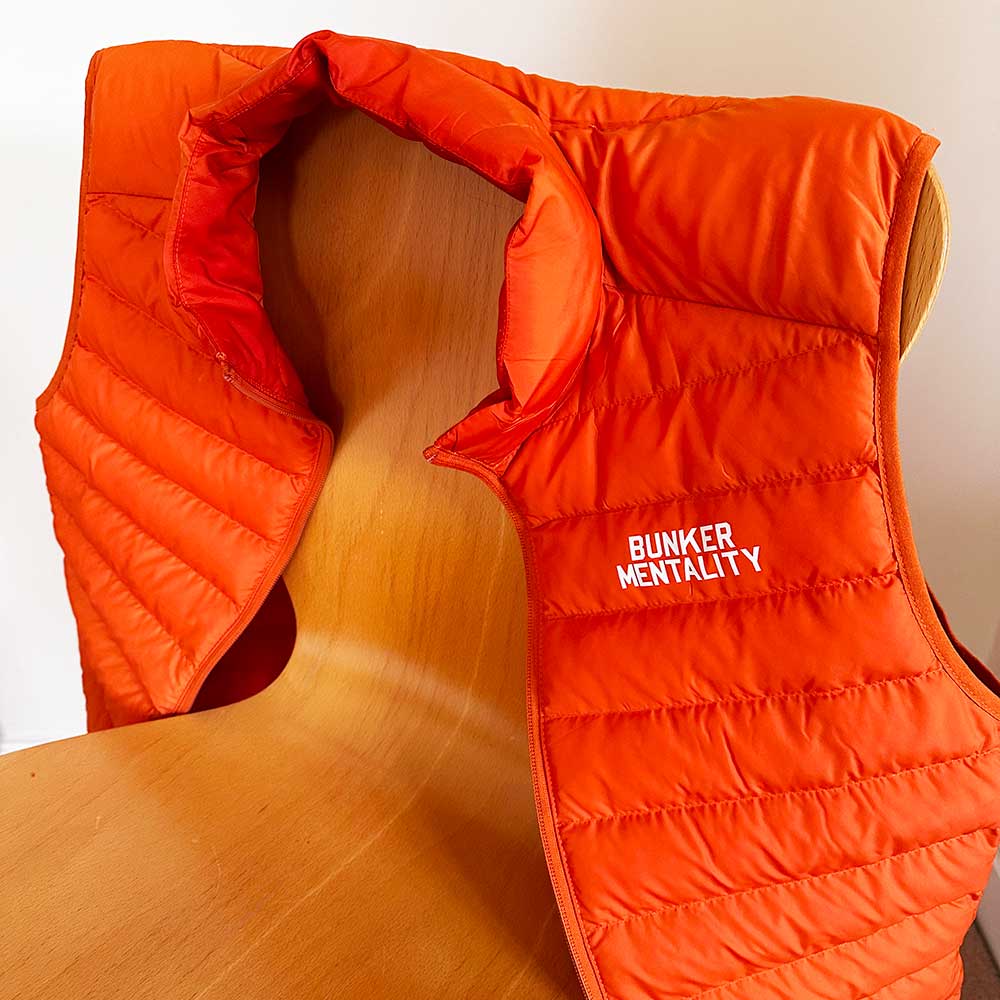 Bunker Tech Logo Gilet - Orange