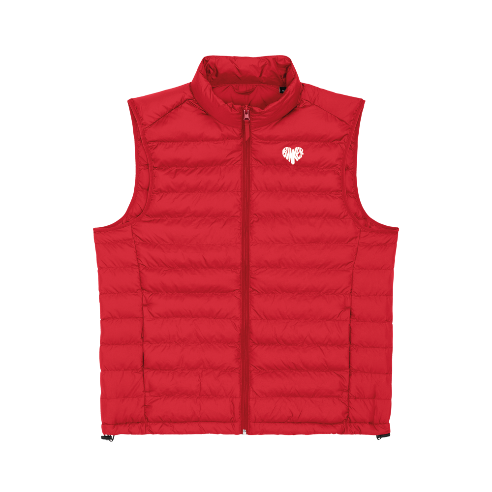 Bunker Woman Tech Gilet - Red