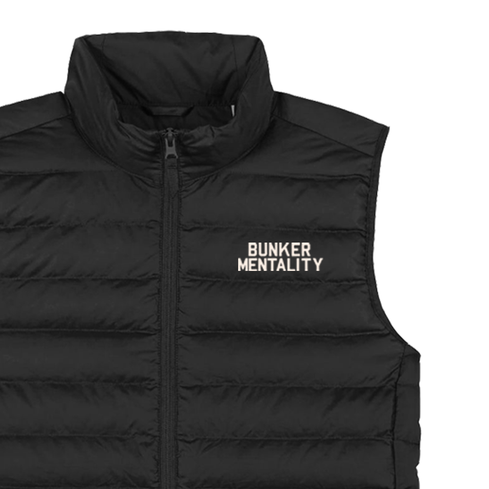 Bunker Tech Logo Gilet - Black