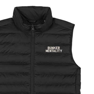 Bunker Tech Logo Gilet - Black