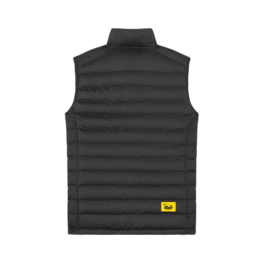 Bunker Tech Logo Gilet - Black