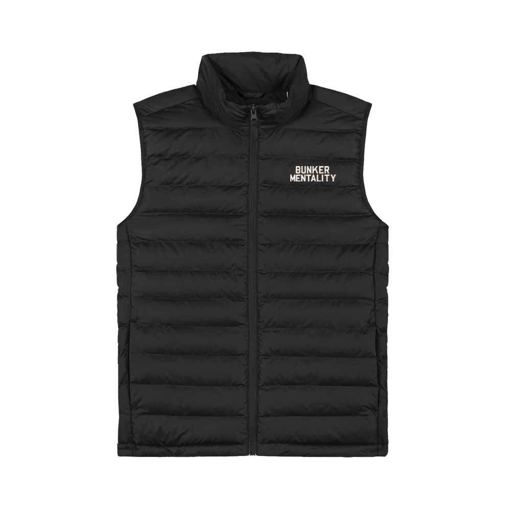 Bunker Tech Logo Gilet - Black