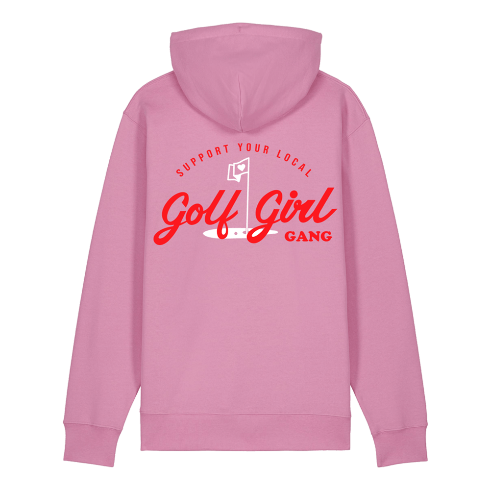 Girl Gang Hoodie Pink