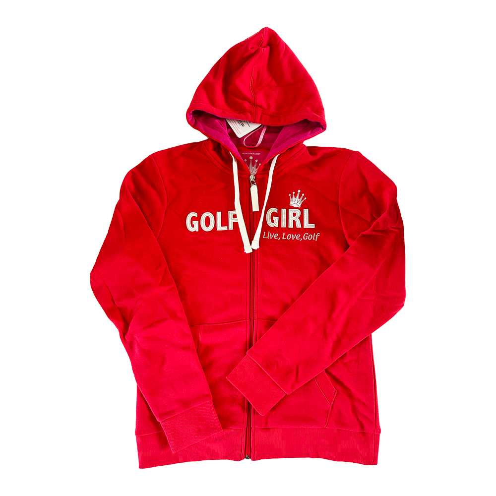 Golf Girl Hoodie - Red (sample)